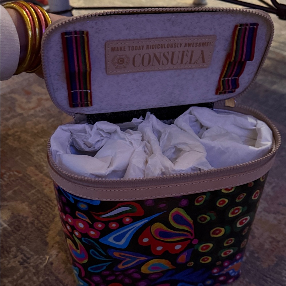 Consuela Vibrant Patterned Cosmetic Case - Picture 3 of 3
